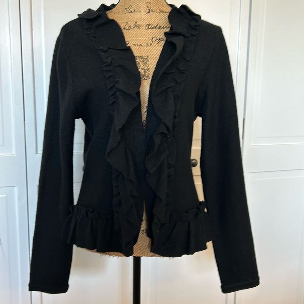 WHBM Ruffle Cardigan Sz XL